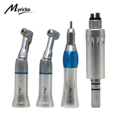 Myricko Dental contra angle straight low speed external rotation Handpiece Electric Micromotor polishing brush Air Turbine