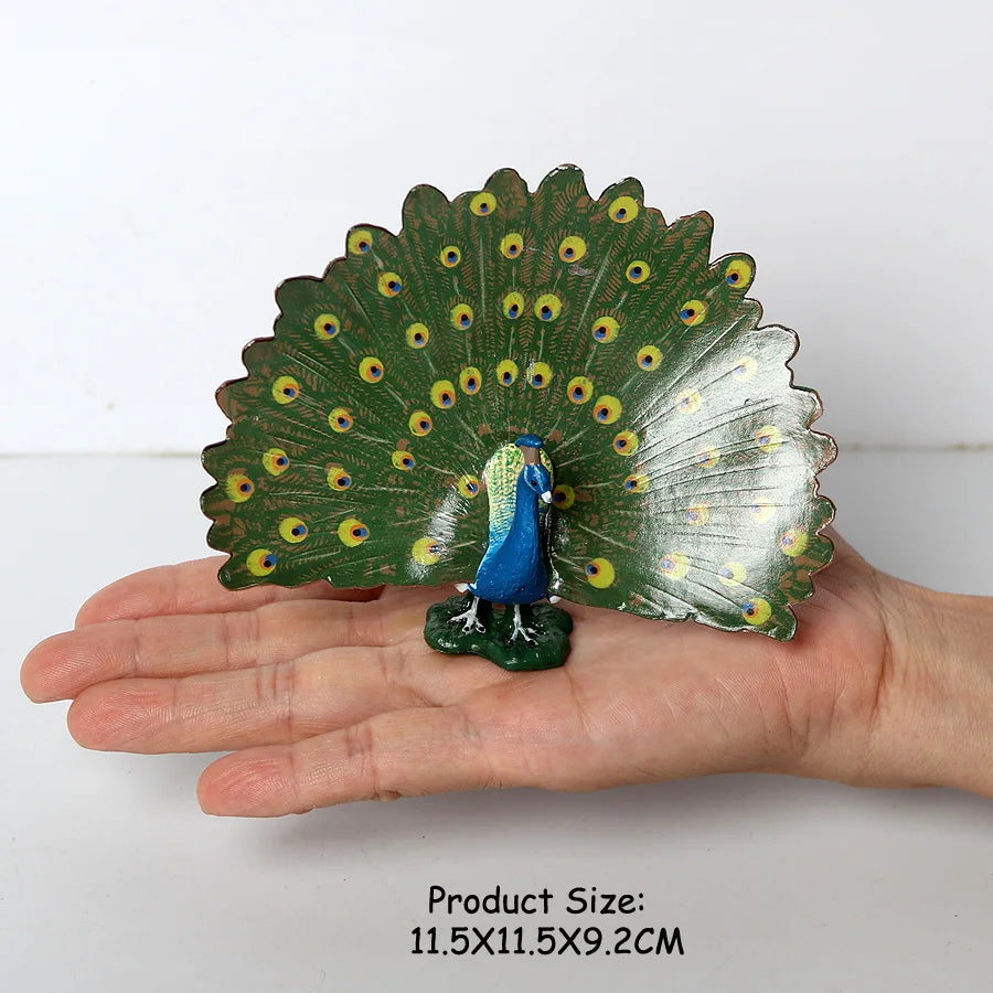 Simulated Bald Eagle Owl pelican Parrot Swan Birds Hand Painted Model Toy Figurine for Kids' Collection Science Educational Toys