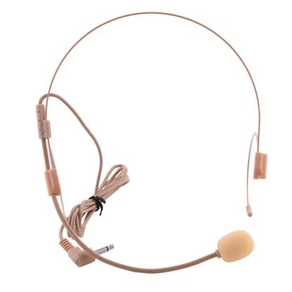 Dual Ear Hook Headset Head Wired Microphone Multifunctional Headset Microphone With 3.5mm Mini Plug For Speech