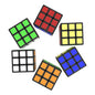 Cubelab 1cm Mini Magic Cube Tiny 3x3 Professional 1 CM Speed Cube Magic Cube Puzzle Blue Pink Black Toys For Children Kids Gift