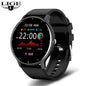 LIGE 2025 Nowy inteligentny zegarek męski, pełnoekranowy dotykowy sportowy zegarek fitness, wodoodporny IP67 Bluetooth dla Androida i iOS smartwatch Mężczyźni+pudełko