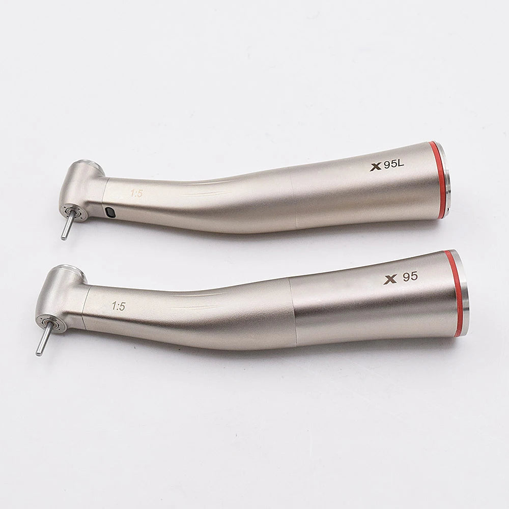 dentistry Contra Angle Low Speed Handpiece 1:1/1:5/20:1 Fiber Optic Straight Contra Angle X25L/X95L Style Air Turbine  dental