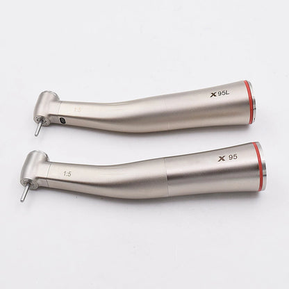 dentistry Contra Angle Low Speed Handpiece 1:1/1:5/20:1 Fiber Optic Straight Contra Angle X25L/X95L Style Air Turbine  dental