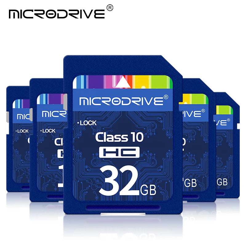 Standard SD Card  64GB 128GB 256GB SDHC/XC 16GB 32GB Normal Full Size Flash SD Memory Card High Speed for Camera