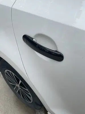 For VW Polo 2010 2011 2012 2013 2014 2015 2016 2017 Black Chrome Car Door Handle Covers Car Accessories Styling Stickers
