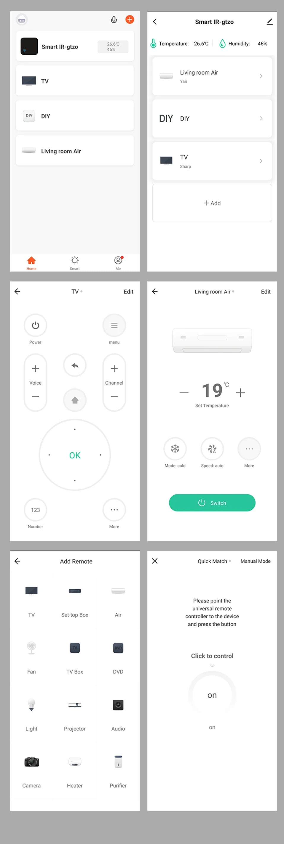 Tuya WiFi IR Remote Control for Air Conditioner TV, Smart Home Infrared Universal Remote Controller For Alexa,Google Home Yandex