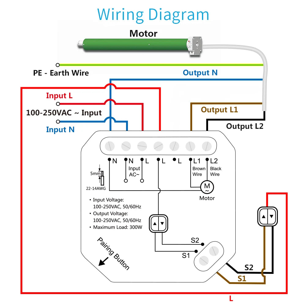 Tuya Smart Life WiFi Curtains Switch Connected Roller Shutters Control Blinds Motor Google Home Alexa Electric Window LoraTap