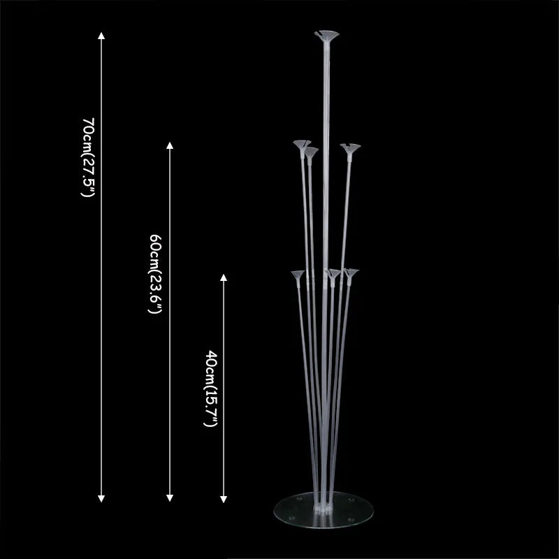 1/2 set Latex Balloon Holder Balloons Stand Column Metallic Balloons Baby Shower Kids Birthday Party Wedding Decoration Supplies