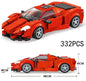 City Speed Racing Car Model Building Blocks DIY Bricks MOC Toy Classic Rally Sports Super Racer Vehicle Christmas gift technique