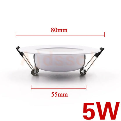 LED Downlight  10PCS Dimmable  220V 3-color dimming LED downlight  5W 7W 9W 12W 15W Recessed in LED Ceiling Downlight Light Lamp