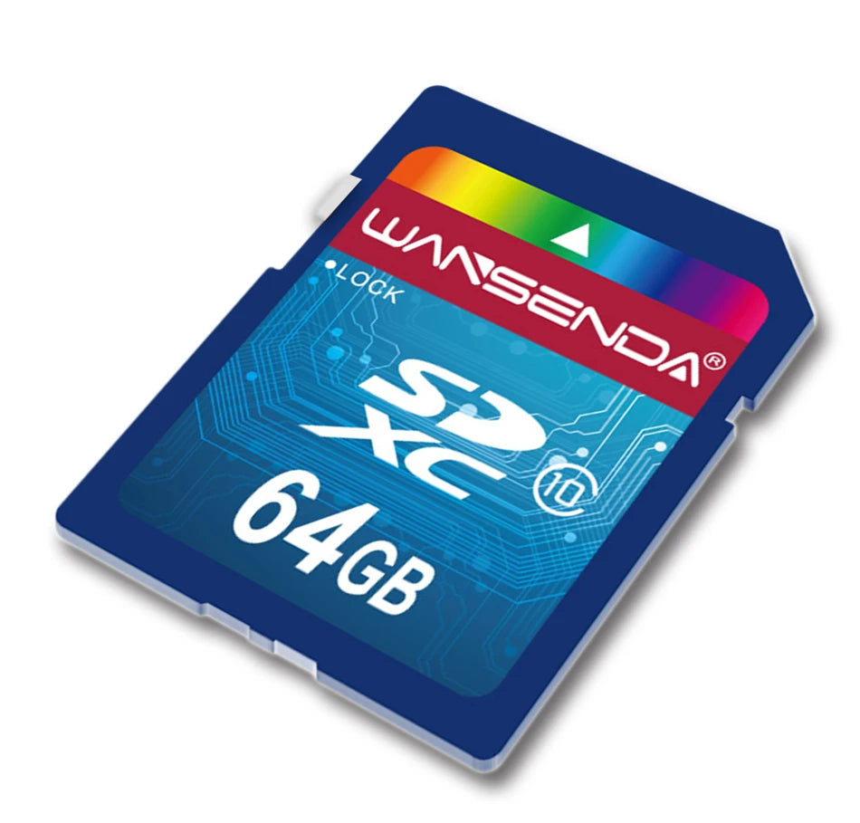 Hotsale WANSENDA SD Memory Card 64GB 32GB Class 10 SD Card 8GB 16GB Transflash SDHC SDXC TF Card Digital Flash Memory Card