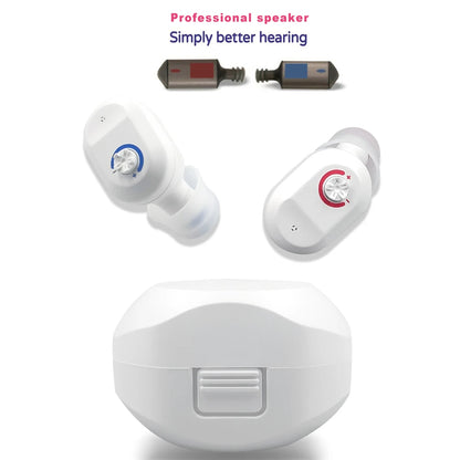 NEWEST Rechargeable Hearing Aid Digital  Hearing Aids Sound Amplifier Portable Deaf Elderly Dropshipping Free Shipping
