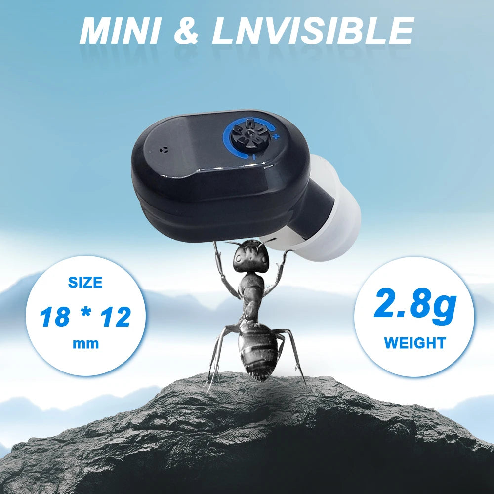 NEWEST Rechargeable Hearing Aid Digital  Hearing Aids Sound Amplifier Portable Deaf Elderly Dropshipping Free Shipping