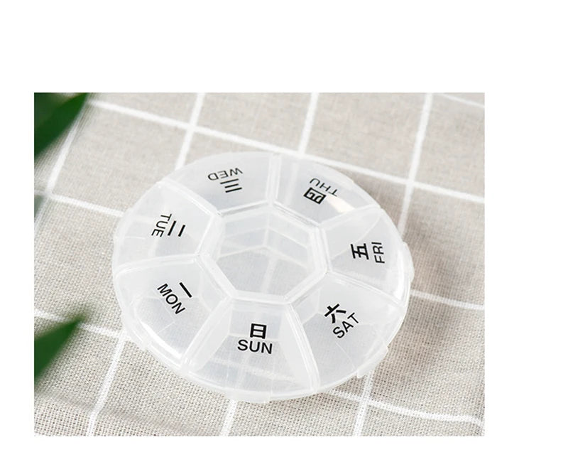 Medicine Box Pill Cutter Portable Drug Box Useful Grinder Splitter Medicine Pill Holder Tablet Cutter Splitter Divider Pill Box