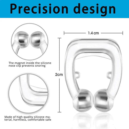 4Pcs Silicone Magnetic Stop Snoring Device Professional Sleeping Aid Relieve Anti Snore Clip Latest
