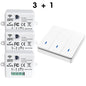 Wireless Smart Switch Light 433Mhz RF 86 Wall Panel Switch with Remote Control Mini Relay Receiver 220V Home Led Light Lamp Fan
