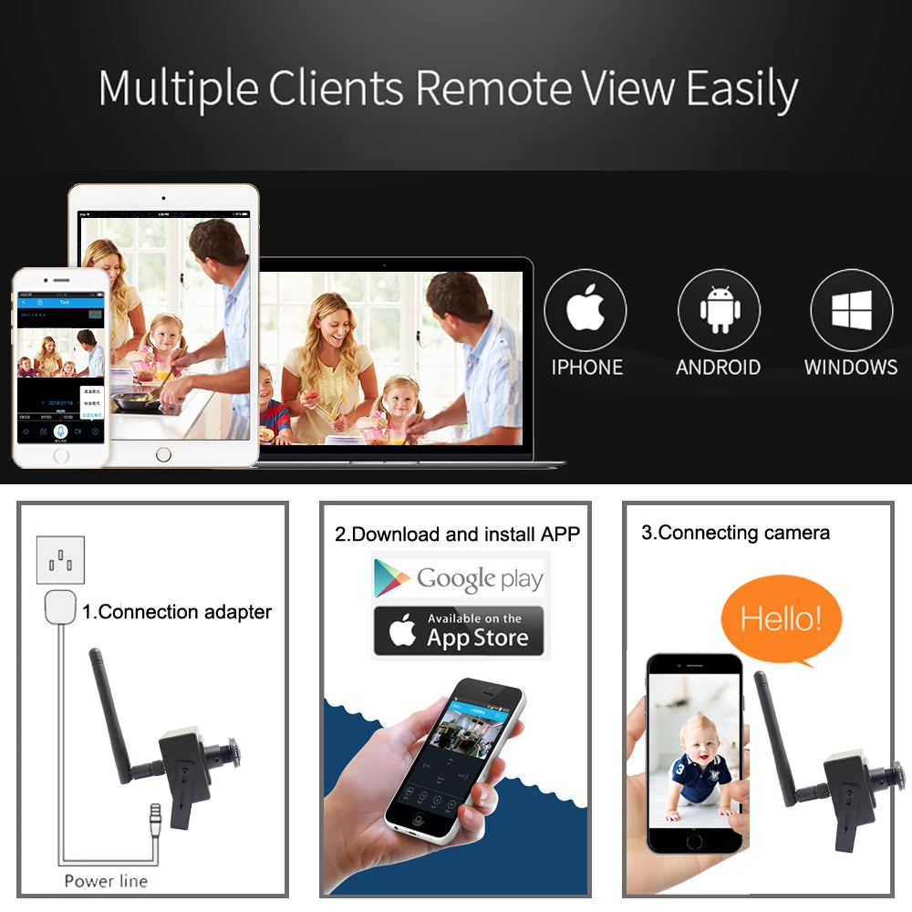 5MP Wifi Mini Kamera Panoramiczna Ip 1080P HD 1.7mm Obiektyw Rybie Oko CCTV Bezpieczeństwo Monitoring Sieciowy Bezprzewodowy Dźwięk Mikro Onvif Mała Kamera