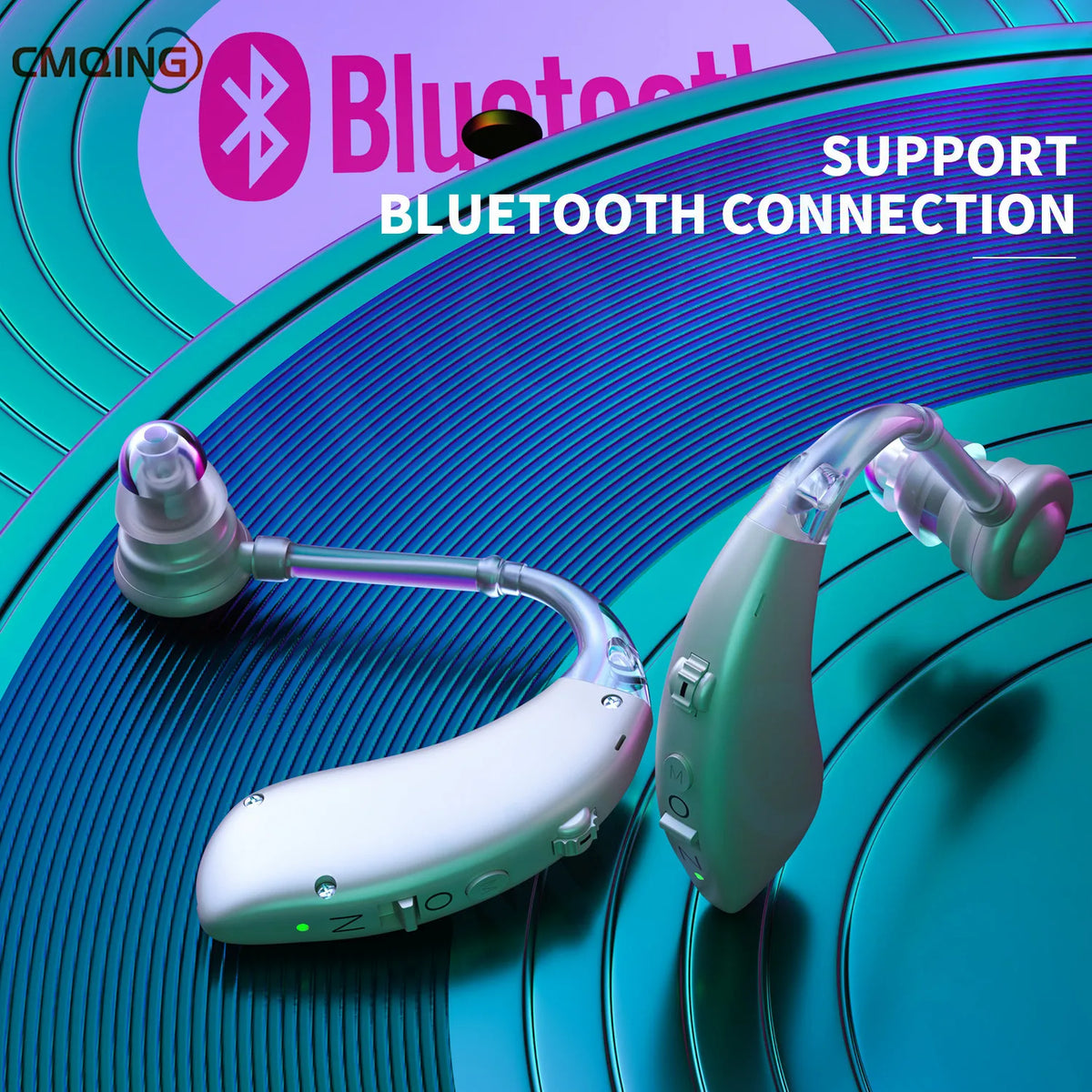 2025 Rechargeable Hearing Aids Wireless Sound Amplifier Mini Invisible Elderly Hearing Aid Headphones Deaf The Listening Device