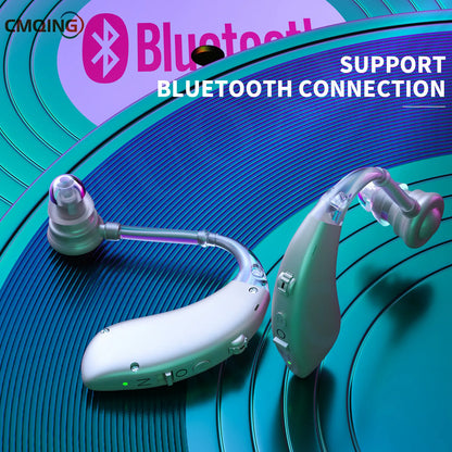 2025 Rechargeable Hearing Aids Wireless Sound Amplifier Mini Invisible Elderly Hearing Aid Headphones Deaf The Listening Device
