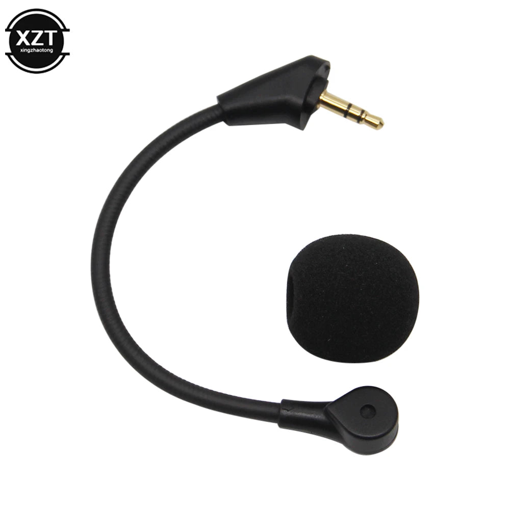 New 3.5mm Headphone Microphone for Kingston HyperX Cloud 2 II X Core Pro Silver Cloud Accessories Gaming Headsets Mic Microphone