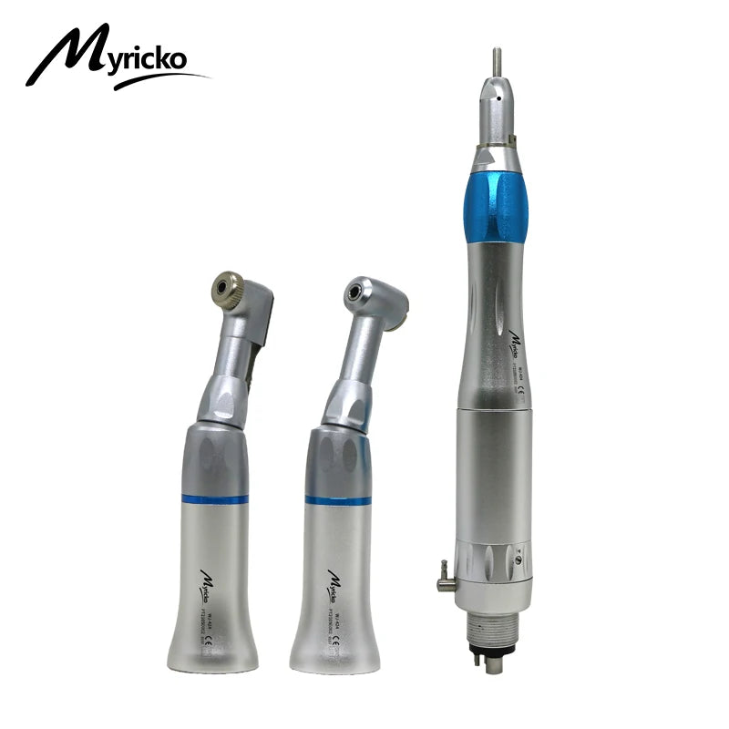 Myricko Dental contra angle straight low speed external rotation Handpiece Electric Micromotor polishing brush Air Turbine