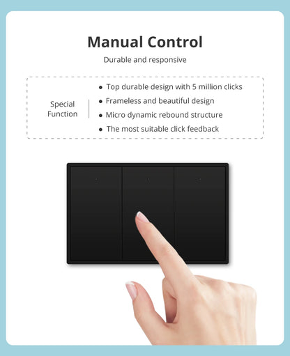 Zemismart Zigbee US AU Wall Light Switch No Neutral 1 2 3 Gangs Black Interruptor Work with Tuya Alexa Google Home Voice