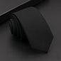 Mens Classic Cotton Ties High Quality Handmade Skinny 6CM Neck Tie Plaid Solid Color Striped Narrow Business Shirt Accessories