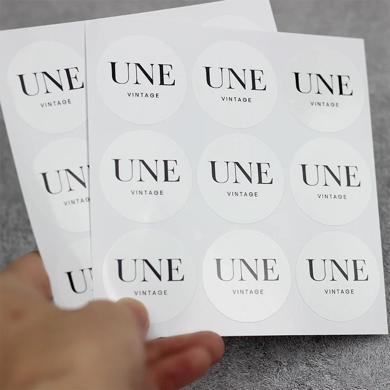 100PCS 3cm 4cm 5cm 6cm 7cm Custom Sticker and Customized LOGO/Wedding Stickers/Design Your Own Stickers/Personalized Stickers