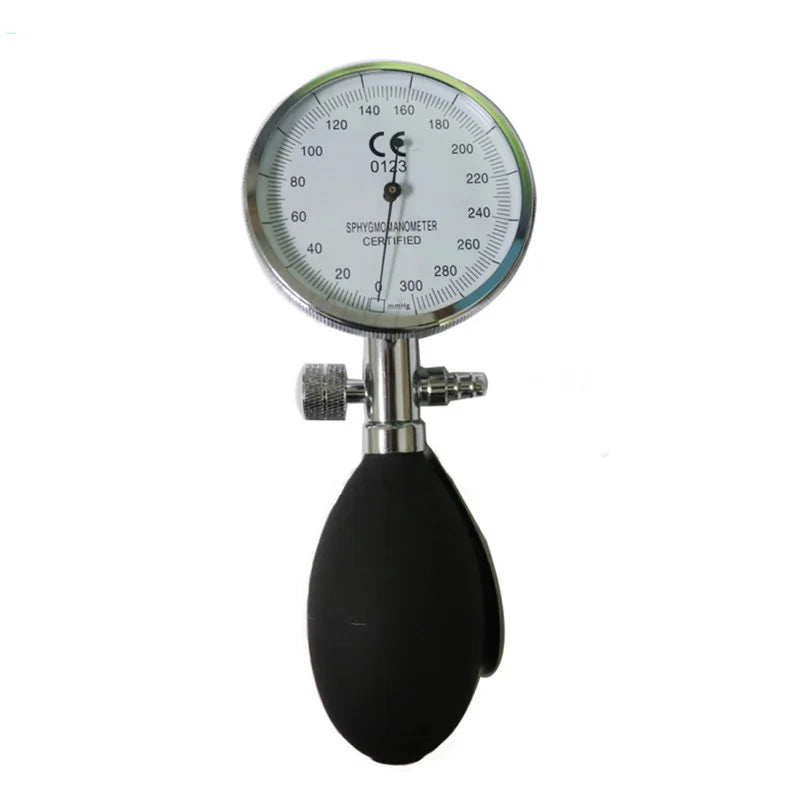 300mmhg Hand-Held Pressure Display Gauge With PVC ball For Aneroid Sphygmomanometer Nibp Cuff Blood Pressure Accessories
