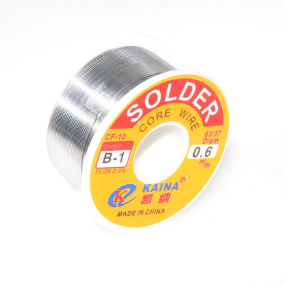 100G Rosin Solder Wire Tin B-1 63/37 CF-10 Flux 2.0% 0.5/0.6/0.8/1.0/1.2/1.5/2.0mm Welding Soldering Iron Cord Reel