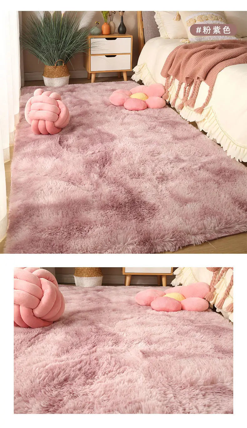 Washable Long Hair Carpet Living Room Coffee Table Fluffy Large Rugs 160x230 Girl Bedroom Thick Carpets In Door Non-slip Mats