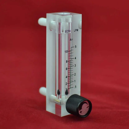 LZQ-6,7 Acrylic air flow meter (H=120mm gas flow meter)with control valve for Oxygen conectrator ,it  can adjust  flow