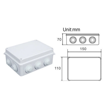 RA RT Wholesale ABS Plastic IP65 IP55 Waterproof Junction Box DIY Outdoor Electrical Connection Box Cable Branch Box