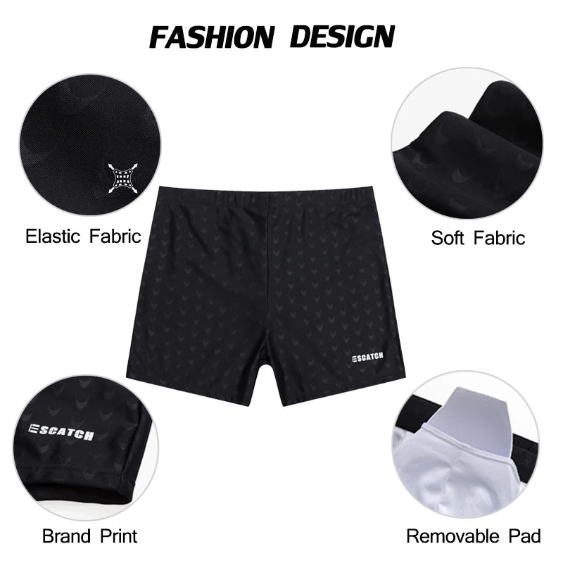 Datifer Brand 2026 Hot Sale Man Swimtrunks Breathable Adjustable Elastic Swimwear Male Swim Briefs  Bañador Hombres Short