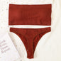 Women Strapless Bra And Panties Set Push Up Bra High Waist Thong  Seamless Underwear Sexy Tube Bra Female Sexy Lingerie Set