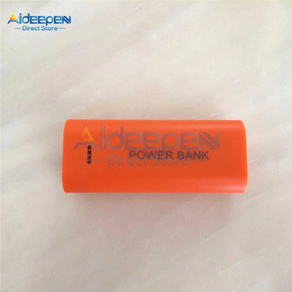 5600mAh 2X 18650 USB Power Bank Battery Charger Case DIY Box For iPhone For Smart Phone MP3 Electronic Mobile Charging DC 5V 1A