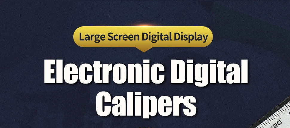 Electronic Pachometer Digital Caliper Vernier Calipers Micrometer Ruler Carbon Fibre Plastic Gauge Measuring Tools Instrument