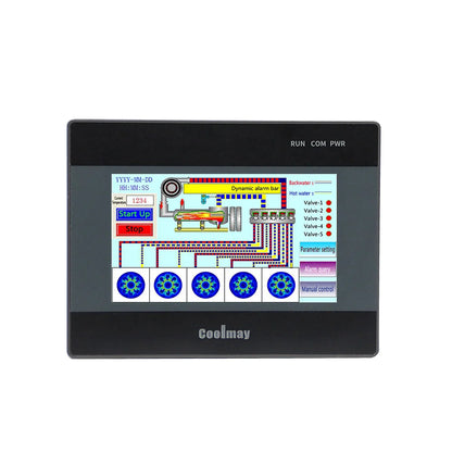 coolmay  4.3 inch plc all in one cost save HMI PLC All in one come with 4 AD Factory directly Sell Customization