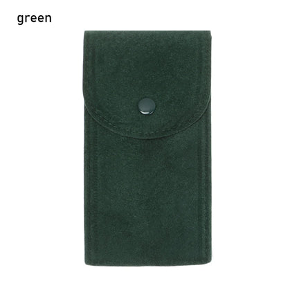Portable Watch Bag Gift Shock-proof Press Velvet Snap Design Jewelry Box Watch Packing Pouch Storage Bag Single Watch Display