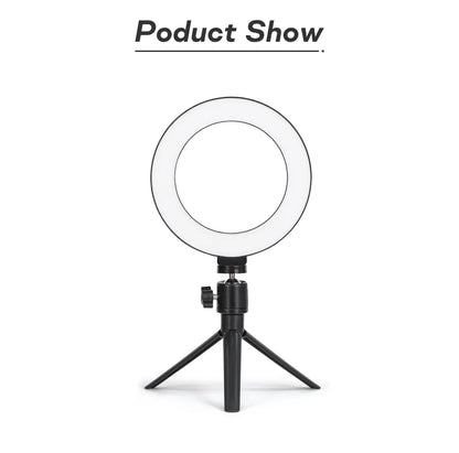 Tripod With LED Ring Light For Phone Tripod Camera Stand Selfie Photography Light LED Lamp Color Photo Studio For YouTube Live