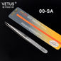 100% brand Stainless Steel anti-static eyelash tweezers superhard Eyelash Extension tool Best Quality Tweezer