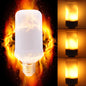 3 Modes+Gravity Sensor 9W 12W E27 E26 E14 B22 Flame Bulb 85-265V LED Flame Effect Fire Light Flickering Emulation Decor LED Lamp