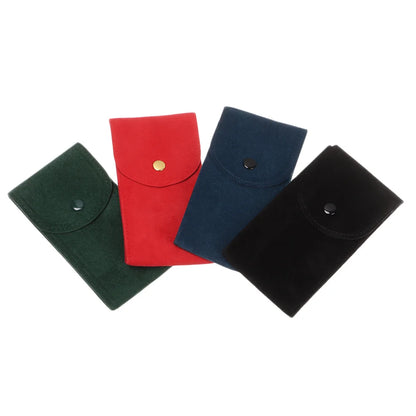 Portable Watch Bag Gift Shock-proof Press Velvet Snap Design Jewelry Box Watch Packing Pouch Storage Bag Single Watch Display
