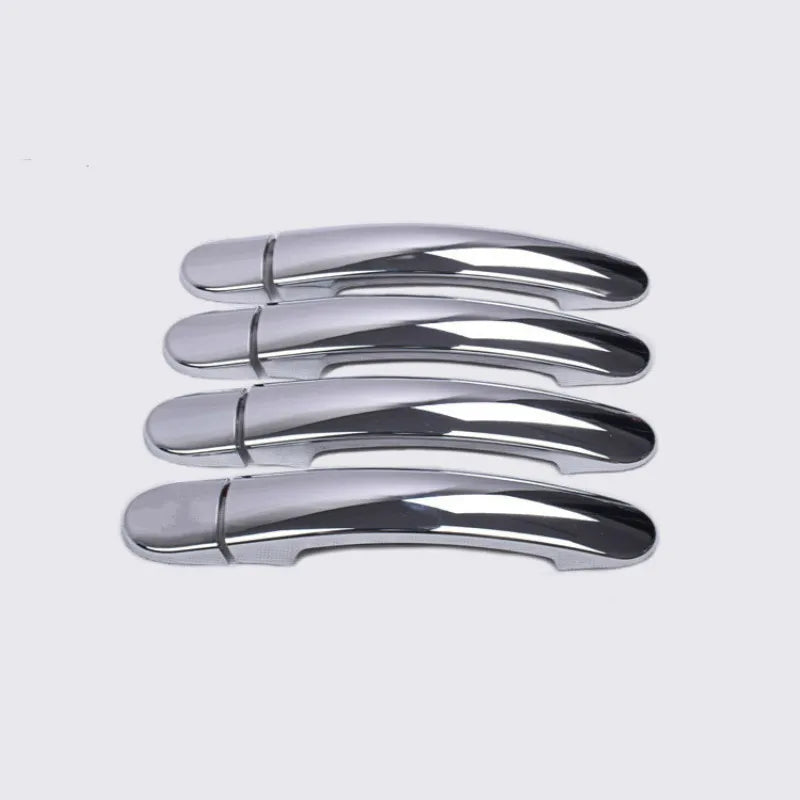 For VW Polo 2010 2011 2012 2013 2014 2015 2016 2017 Black Chrome Car Door Handle Covers Car Accessories Styling Stickers