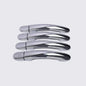 For VW Polo 2010 2011 2012 2013 2014 2015 2016 2017 Black Chrome Car Door Handle Covers Car Accessories Styling Stickers