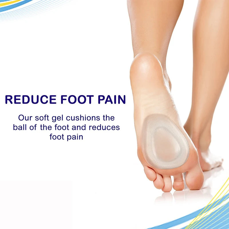 Ball of Foot Cushions Foot Health Care Inserts Insoles For Support Neuroma Runners Metatarsalgia Gel Pad Rapid Foot Pain Relief
