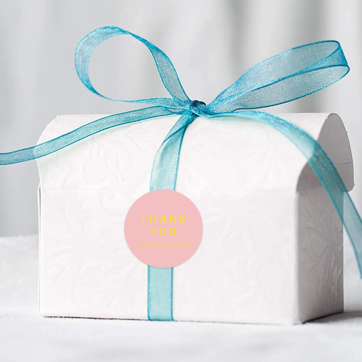 500pcs 1.5 Inch "Thank You For Your Order" Kraft Paper Sticker  Envelope Seal Label For DIY Biscuit / Candy Packaging Sticker