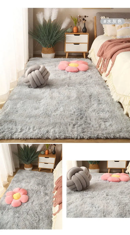 Washable Long Hair Carpet Living Room Coffee Table Fluffy Large Rugs 160x230 Girl Bedroom Thick Carpets In Door Non-slip Mats
