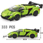 City Speed Racing Car Model Building Blocks DIY Bricks MOC Toy Classic Rally Sports Super Racer Vehicle Christmas gift technique