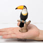 Simulated Bald Eagle Owl pelican Parrot Swan Birds Hand Painted Model Toy Figurine for Kids' Collection Science Educational Toys
